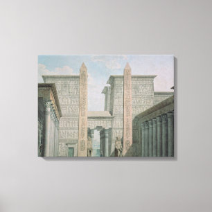 The Entrance to the Temple, Act I scene iii Canvas Print