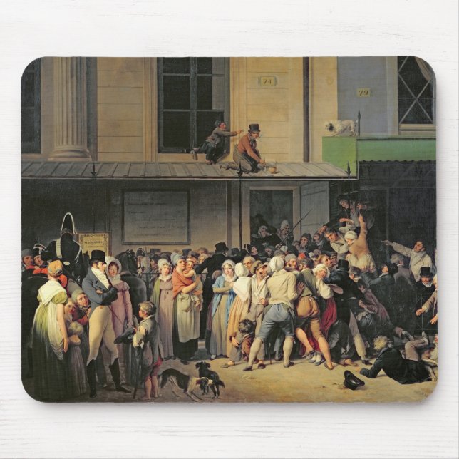 The Entrance to the Theatre de l'Ambigu-Comique Mouse Pad (Front)