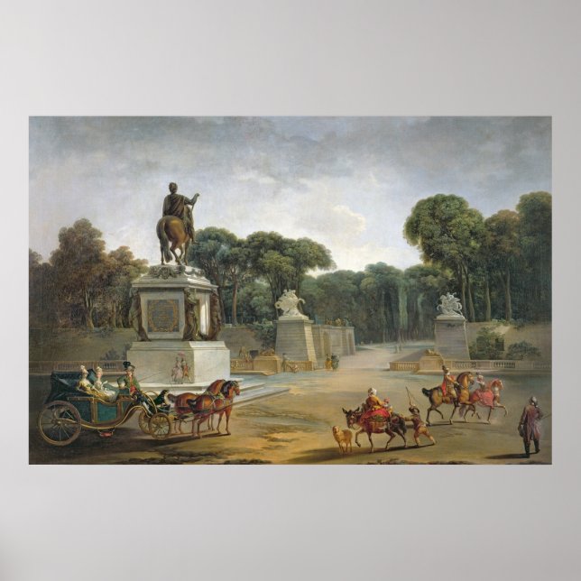 The Entrance to the Tuileries from the Place Poster (Front)
