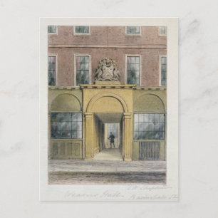 The Entrance to Weavers Hall, 1854 Postcard