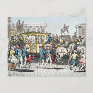 The Entry of Louis XVI into Paris Postcard