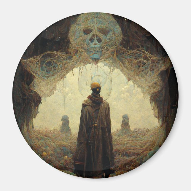 The Entryway Dark Fantasy Sci-Fi Magnet (Front)