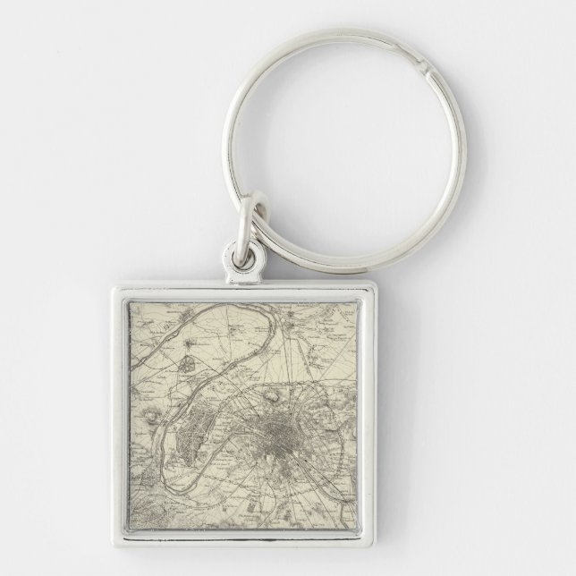 The Environs Of Paris Key Ring (Front)