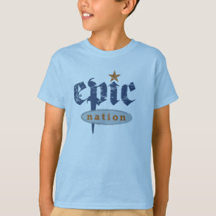 "The Epic Nation" Original Logo Kids Tshirt