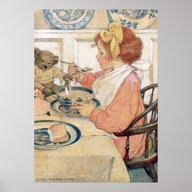 The Epicure by Jessie Willcox Smith Poster (Front)