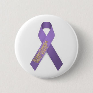 The Epilepsy Connection Ribbon 6 Cm Round Badge
