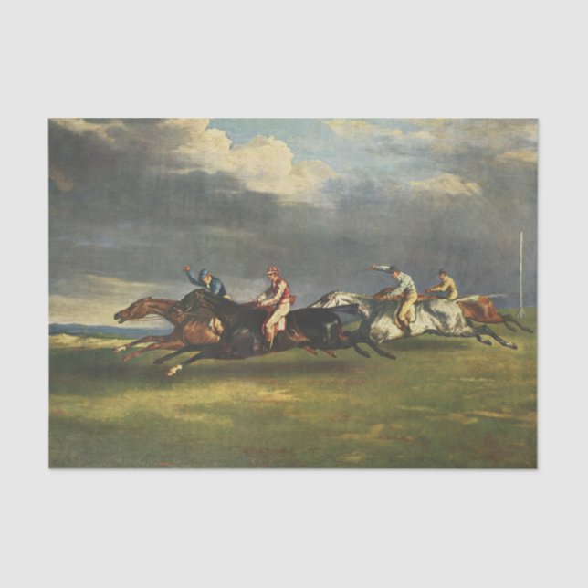 The Epsom Derby Horse Race Tissue Paper (Front)