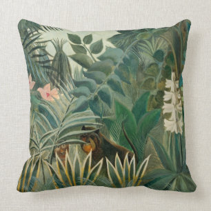 The Equatorial Jungle, 1909 (oil on canvas) Cushion
