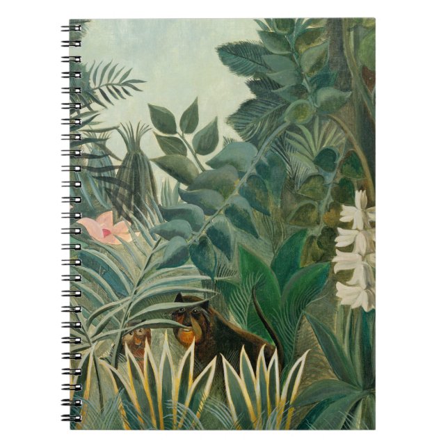 The Equatorial Jungle, 1909 (oil on canvas) Notebook (Front)
