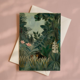 The Equatorial Jungle   Henri Rousseau Card