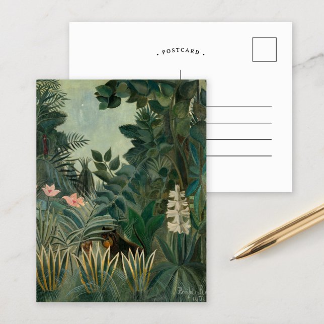 The Equatorial Jungle | Henri Rousseau Postcard (Creator Uploaded)