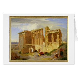 The Erechtheum, Athens, with Figures in the Foregr