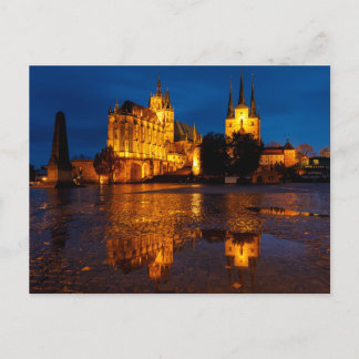 The Erfurt Cathedral in Thuringia Postcard