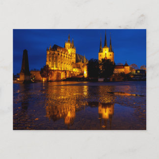 The Erfurt Cathedral in Thuringia Postcard