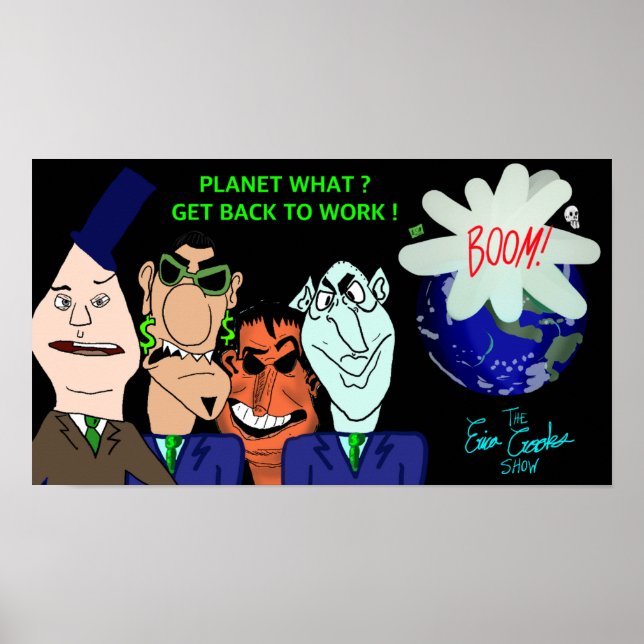 The Erica Crooks Show: Evil Business puppet poster (Front)