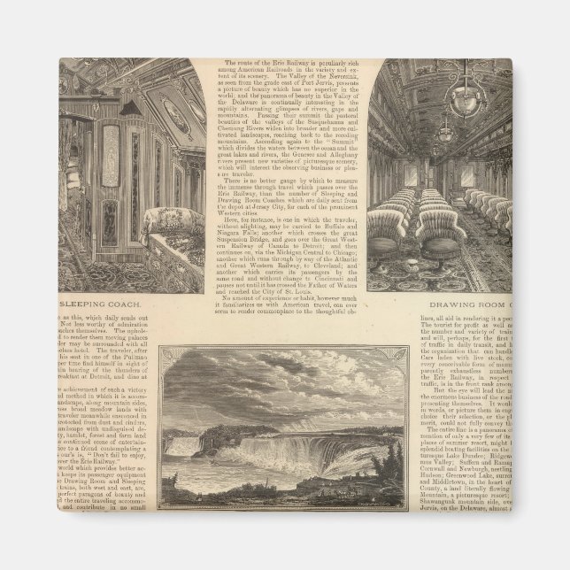 The Erie Railway Magnet (Front)