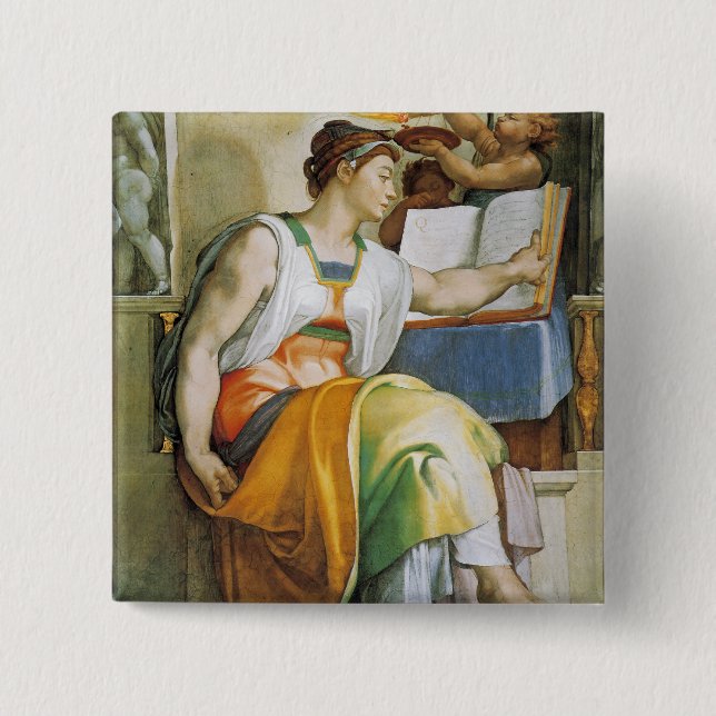 the Erythrean Sibyl 15 Cm Square Badge (Front)