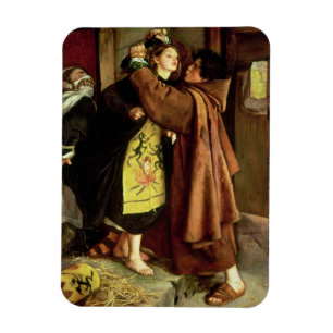 The Escape of a Heretic, 1559, 1857 (oil on canvas Magnet