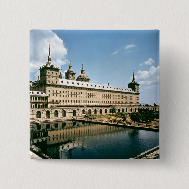 The Escorial Monastery 15 Cm Square Badge (Front)