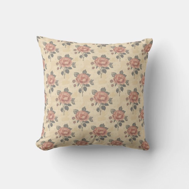 The essence of blooming grace pattern cushion (Front)
