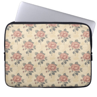 The essence of blooming grace pattern laptop sleeve