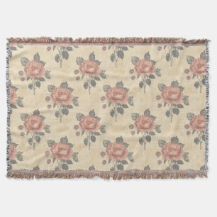 The essence of blooming grace pattern throw blanket