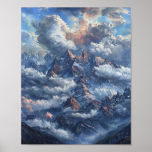 The Eternal Ascent: A Harmonious Confluence Poster