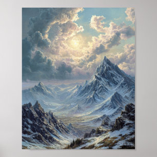 The Eternal Ascent: Divine Radiance Over the Untam Poster