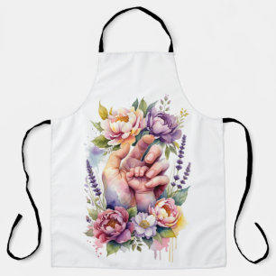 The Eternal Bond: A Mother’s Gentle Grasp Apron