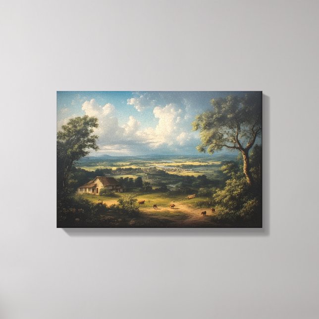 The Eternal Valley Pasture Canvas Print (Front)