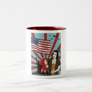 The ''Ethel Merman NYC Pearl Harbour WW2'' Mug