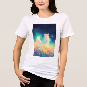 The Ethereal Wolf Night Song Tri-Blend Shirt