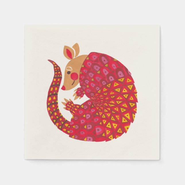 The Ethnic Armadillo Napkin (Front)