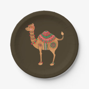 The Ethnic Camel Paper Plate