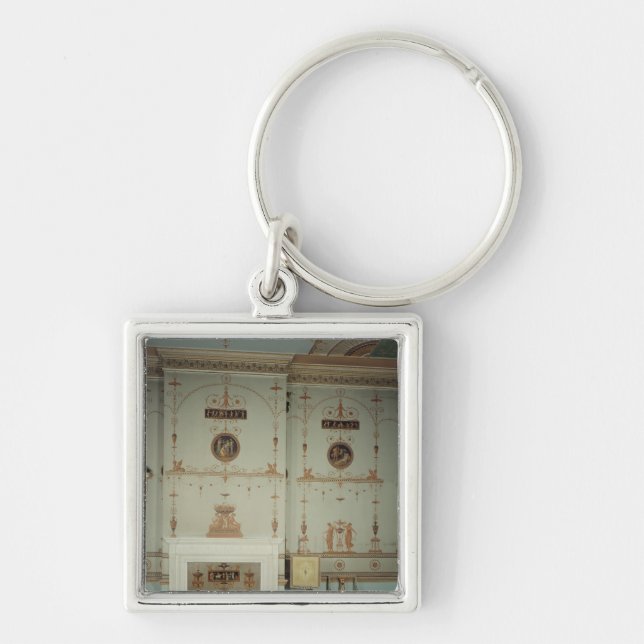 The Etruscan Room, Osterley Park, Middlesex Key Ring (Front)