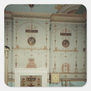 The Etruscan Room, Osterley Park, Middlesex Square Sticker