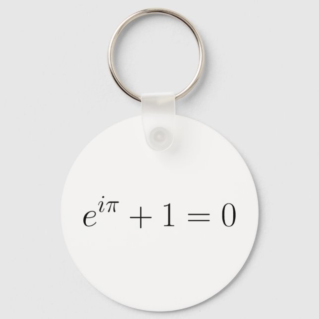 The Euler formula Key Ring (Front)