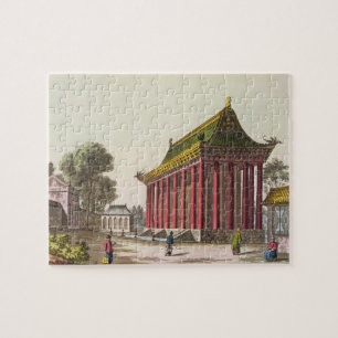 The 'European Palace' at Yuen-Ming-Yuan, illustrat Jigsaw Puzzle