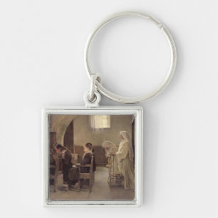 The Eve of the First Communion, before 1890 Key Ring