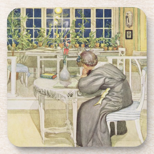 The Evening Before the Journey to England - Study Coaster (Front)