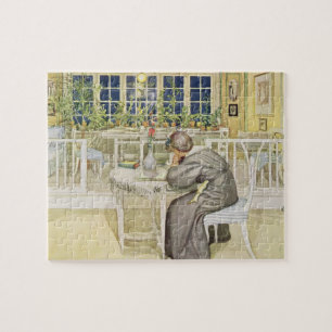 The Evening Before the Journey to England - Study Jigsaw Puzzle