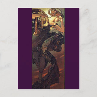 The Evening Star- Art Nouveau Postcard