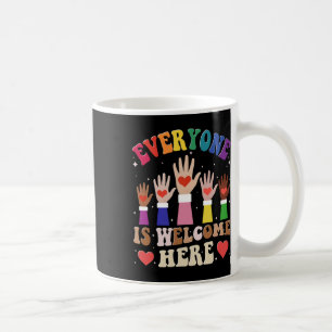The Everyone Is Welcome Here In Idaho Teacher Stud Coffee Mug
