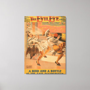 The Evil Eye "A Bird & a Bottle" Theatre Canvas Print