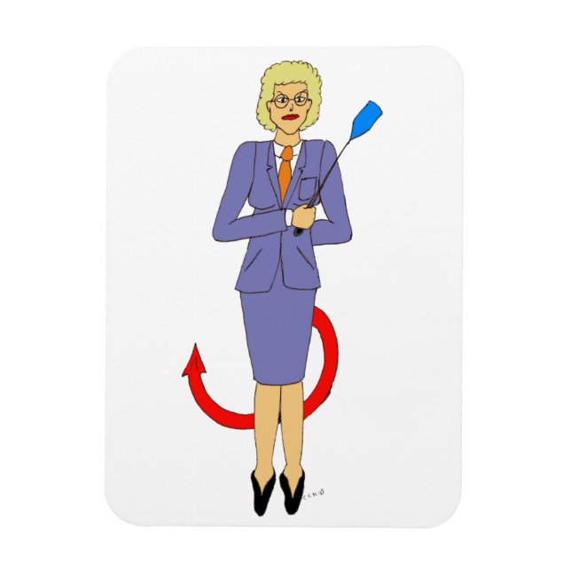 The Evil Teacher  Magnet (Vertical)