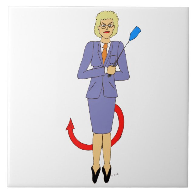 The Evil Teacher  Tile (Front)