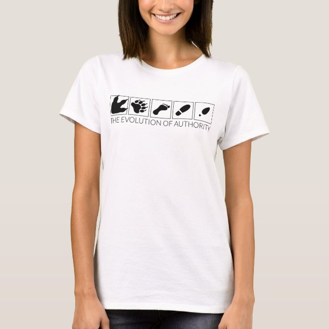The Evolution of Authority T-Shirt (Front)