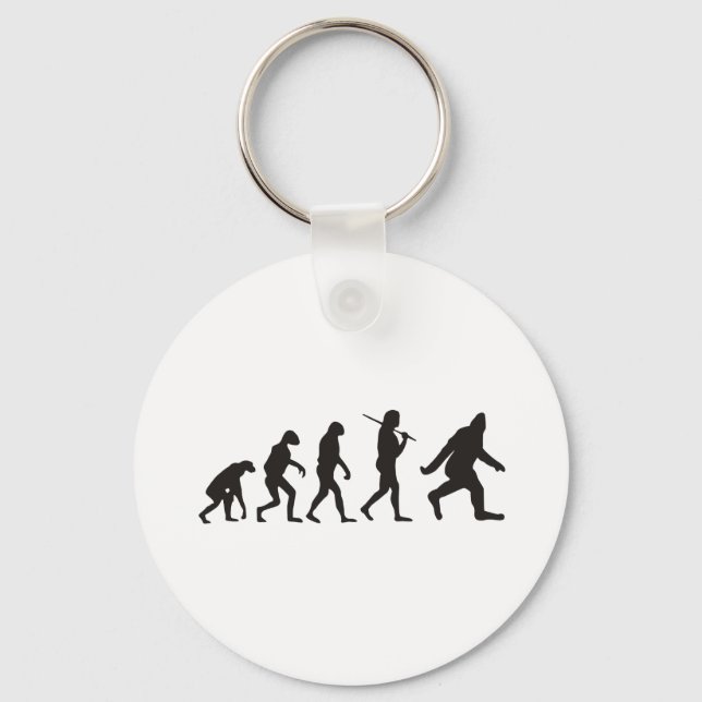 The Evolution Of Bigfoot Key Ring (Front)