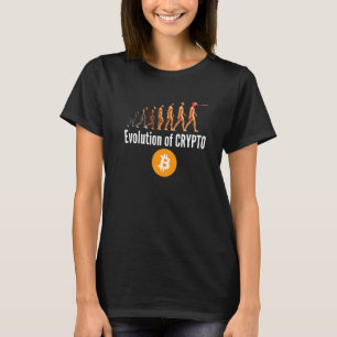 The Evolution Of Crypto Bitcoin Ethereum Cryptocur T-Shirt