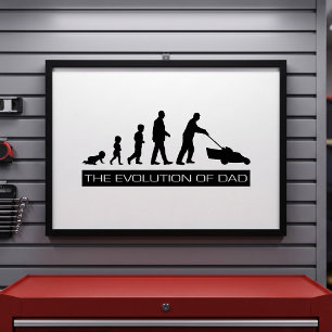 The Evolution of Dad Poster